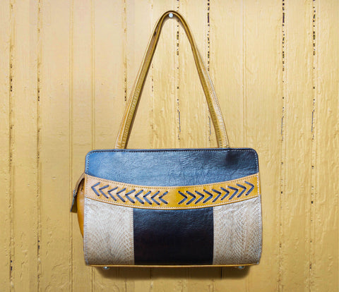 Threecolor Leather Purse